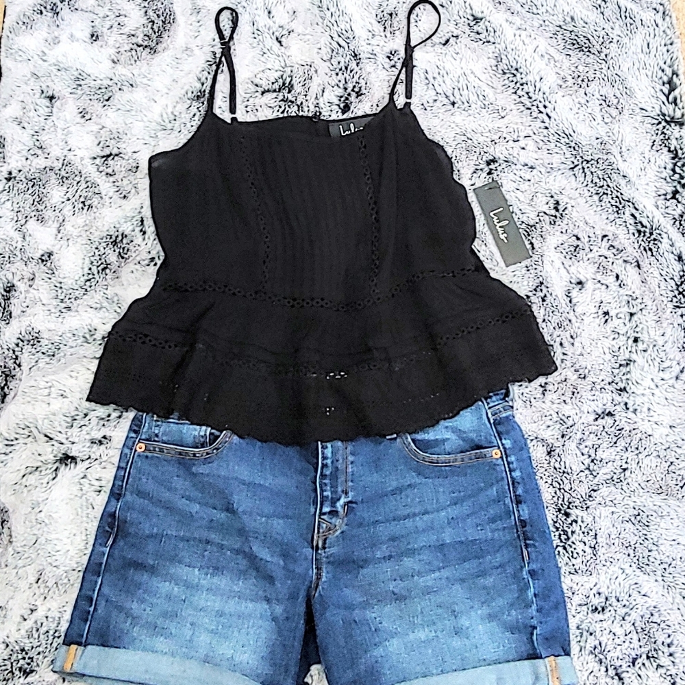 Final price Lulu's ruffle Top - Picture 3 of 8